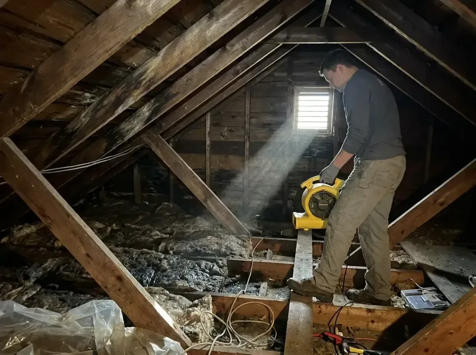 attic-water-damage-drying-proc-007 — frequently asked questions, Emergency Water Extraction & 24/7 Flood Response in Slating…